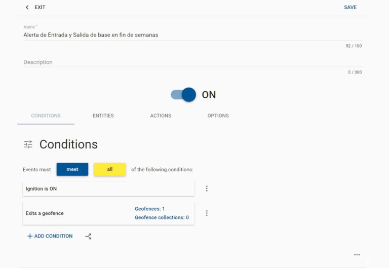 Configuración de alertas inteligentes de M2M Global