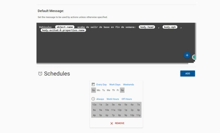 Configuración de alertas inteligentes de M2M Global